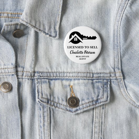 カスタム実在不動産代理店促進 缶バッジ (インサイチュ)