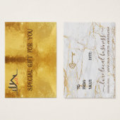 カスタム実在不動産小口商品券 (正面&裏面)