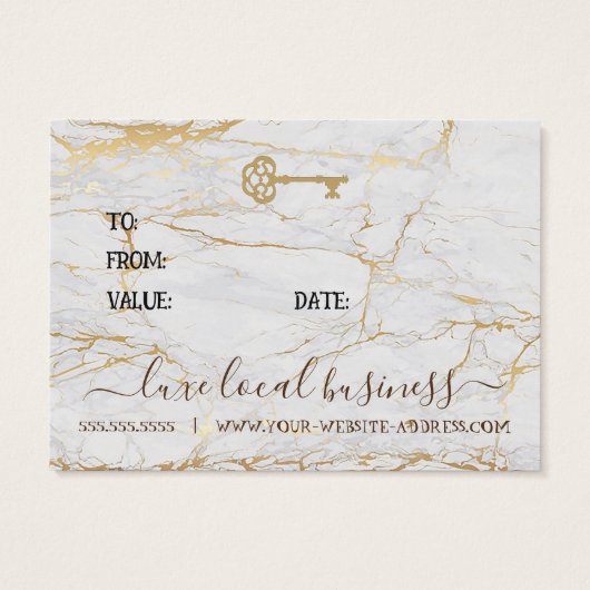 カスタム実在不動産小口商品券 (裏面)