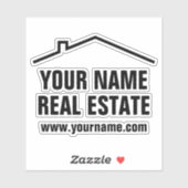 カスタム実在不動産・不動産開発ビニル シール (シート)