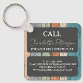カスタム実在代理不動産仲介業者 キーホルダー (正面)