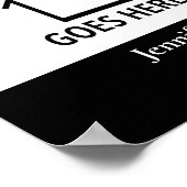 カスタム実在会社ロゴ不動産仲介業者マーケティング ポスター (角)