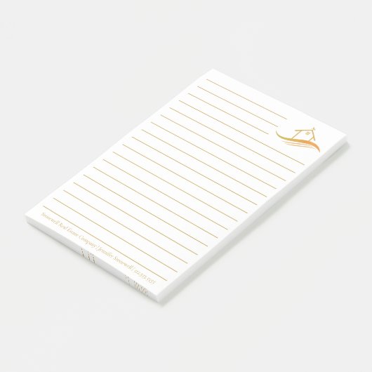 カスタム実在会社金ゴールドハウス不動産仲介業者 ポストイット (アングル)