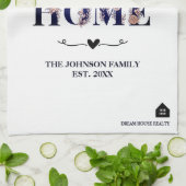 カスタム実在又は不動産仲介業者 キッチンタオル (折り畳み)