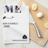 カスタム実在又は不動産仲介業者 キッチンタオル (四つ折り)