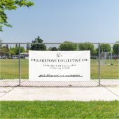 カスタム実在建築会社名銀行 横断幕 (インサイチュ)