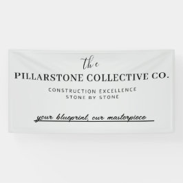 カスタム実在建築会社名銀行 横断幕