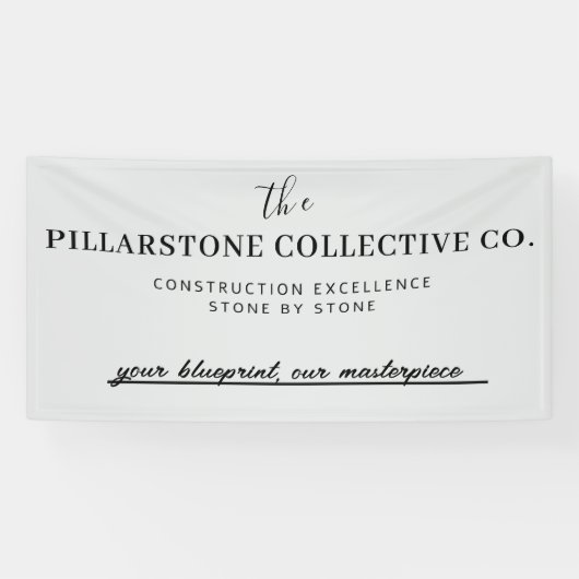 カスタム実在建築会社名銀行 横断幕 (横)