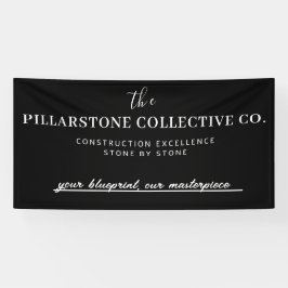 カスタム実在建築会社名 横断幕