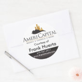 カスタム実在財産 ラウンドシール (封筒)
