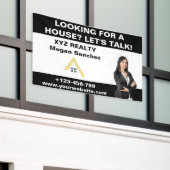 カスタム実在Estate Brokerロゴのプロモーション 横断幕 (ビルの外側)