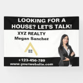 カスタム実在Estate Brokerロゴのプロモーション 横断幕 (横)