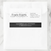 カスタム実在Estate Business Courtesy Of (rev3) 長方形シール (バッグ)