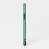 カスタム実在Estate Company Name Logo Black Green iPhoneケース (右側)