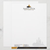 カスタム実在Estate Letterhead V2改訂 レターヘッド (正面/裏面)