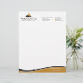 カスタム実在Estate Letterhead V4改訂済み レターヘッド (スタンド正面)