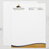 カスタム実在Estate Letterhead V4改訂済み レターヘッド (正面/裏面)