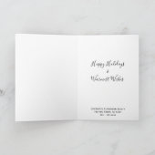 カスタム実在Estate Photo Christmas シーズンカード (内部)