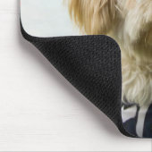 カスタム家族のペット写真 |モノグラムの | マウスパッド (コーナー)