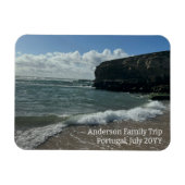 カスタム家族の休暇フォト冷蔵庫マグネット。 マグネット (横)