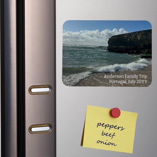カスタム家族の休暇フォト冷蔵庫マグネット。 マグネット