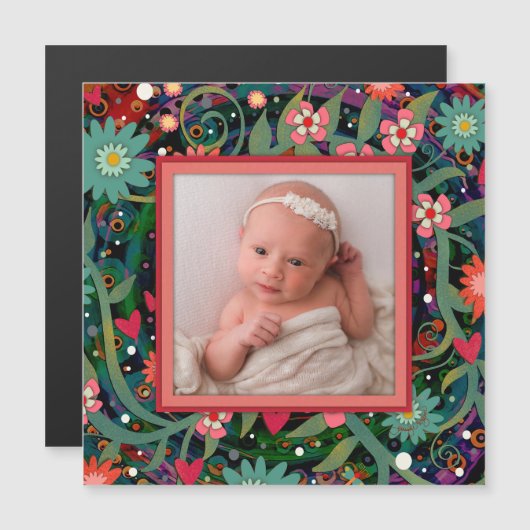 カスタム家族の写真のインスピレーションカラフルかわいらし (正面/裏面)