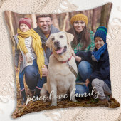 カスタム家族の写真のクパーソナライズされたリモダンスマス クッション