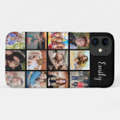カスタム家族の写真のコラージュと名前 Case-Mate iPhoneケース (裏面(横))