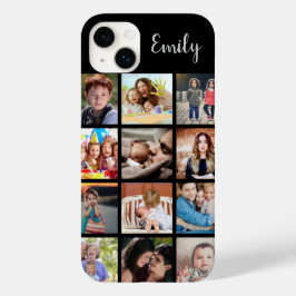 カスタム家族の写真のコラージュと名前 Case-Mate iPhone 14 PLUSケース