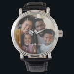カスタム家族の写真の名前のカスタマイズ 腕時計<br><div class="desc">カスタム家族の写真名パーソナライズ素晴らしウォッチは、あなたの写真またはあなたの家族と名前を配置する。情報を使用してカスタマイズする。毎日衣服す与えるか、あなたの人生の特別な人々への贈り物として。</div>