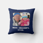 カスタム家族の写真アブエロ最高のノノグランパ クッション (裏面)