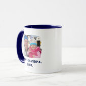 カスタム家族の写真アブエロ最高のノノグランパ マグカップ (正面左)