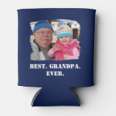 カスタム家族の写真アブエロ最高のノノグランパ 缶クーラー (正面)