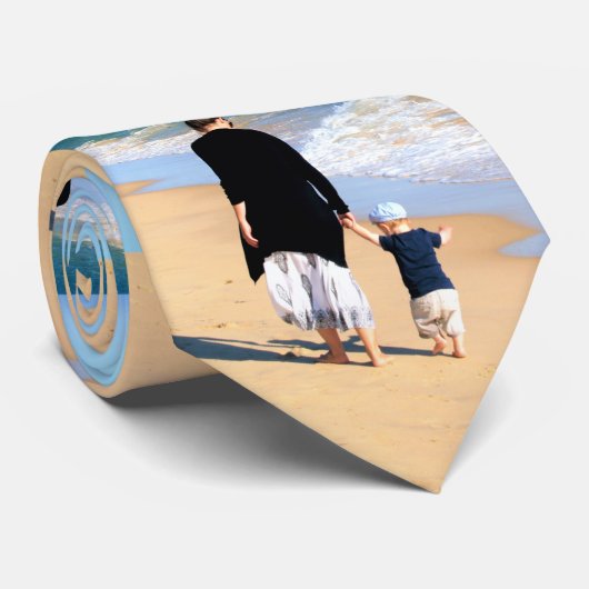 カスタム家族の写真ギフトのネックタイ ネクタイ (ロール)