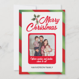 カスタム家族の写真クリスマス招待状 招待状