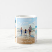 カスタム家族の写真コラージコーヒーマグギフト コーヒーマグカップ (中央)