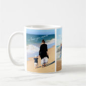 カスタム家族の写真コラージコーヒーマグギフト コーヒーマグカップ (左)