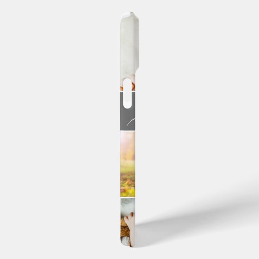 カスタム家族の写真コラージュのラブスクリプト Case-Mate iPhoneケース (裏面 / 右)