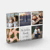 カスタム家族の写真コラージュは思い出をパーソナライズ フォトブロック (左)