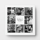 カスタム家族の写真コラージュ フォトプラーク (正面)