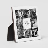 カスタム家族の写真コラージュ フォトプラーク (正面)