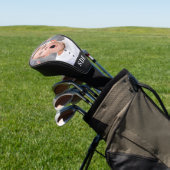 カスタム家族の写真パーソナライズされた3文字モノグラム ゴルフヘッドカバー (インサイチュ)