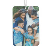 カスタム家族の写真パーソナライズされた カーエアーフレッシュナー (裏面)
