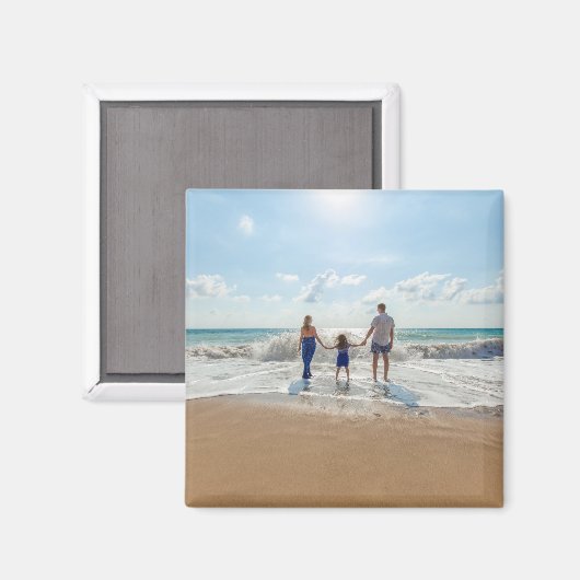 カスタム家族の写真パーソナライズされた マグネット (正面/裏面)