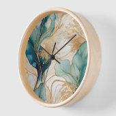 カスタム家族の写真パーソナライズされた 壁時計 (傾斜)