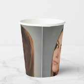 カスタム家族の写真パーソナライズされた 紙コップ (右)