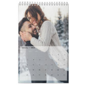 カスタム家族の写真ペー独身のジのレイアウトカレンダー カレンダー (1月 2026)