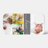 カスタム家族の写真ママの思い出ラブスクリプト Case-Mate iPhoneケース (裏面 (横))