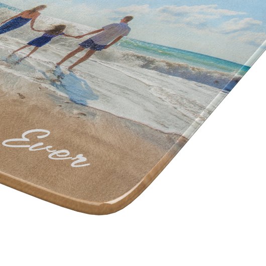 カスタム家族の写真切り最高の取り盤 カッティングボード (角)