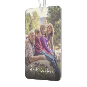 カスタム家族の写真名記念ギフト カーエアーフレッシュナー (左)